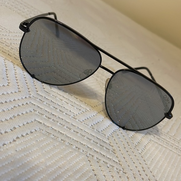 Quay X Desi Black & Silver High Key Sunglasses - Picture 5 of 9